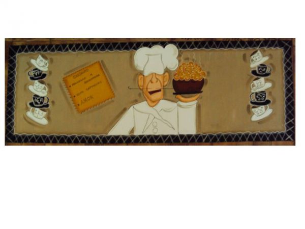 TAPETE PASSADEIRA COZINHEIRO